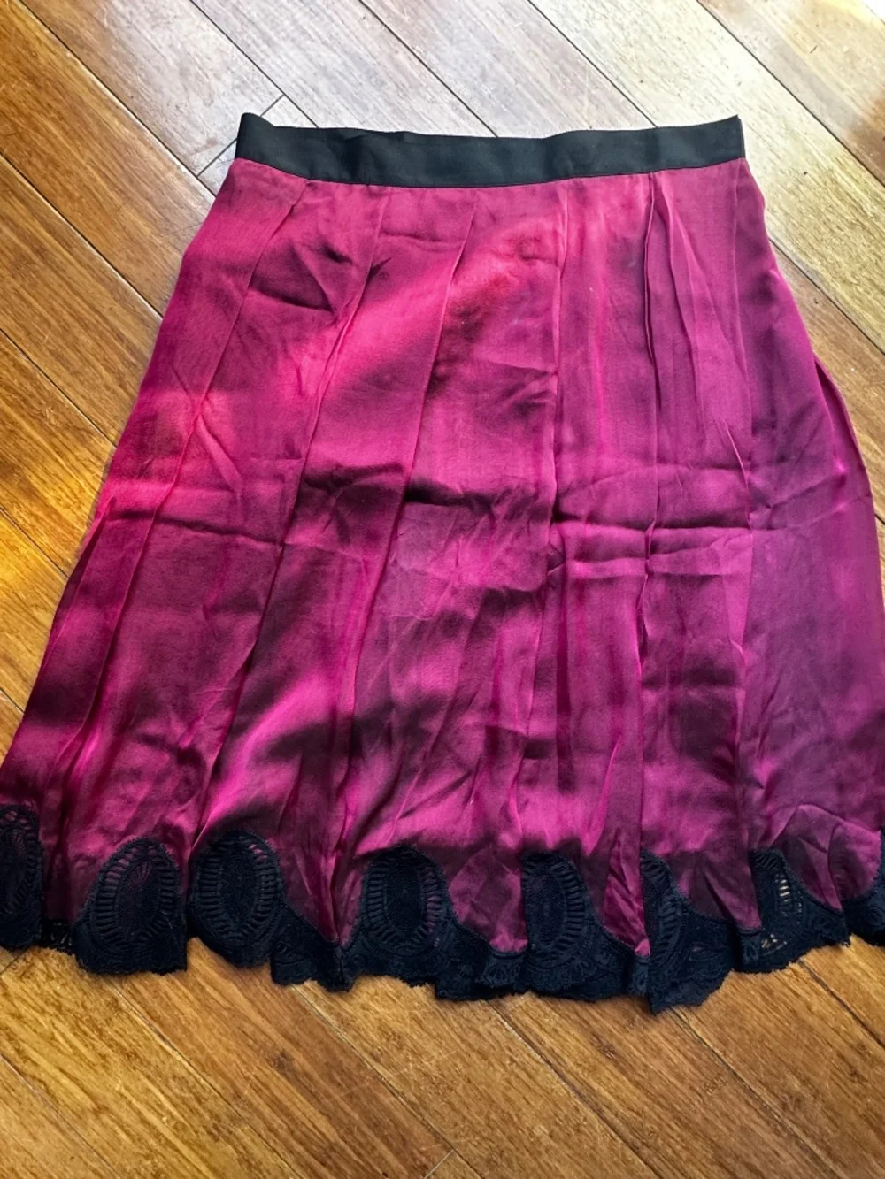 Charles Nolan Silk Skirt